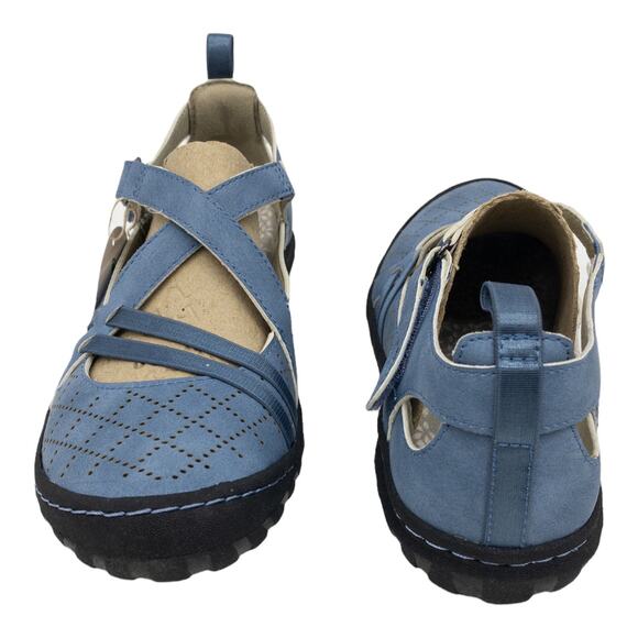 JBU by Jambu Denim Blue Mary Jane Round Toe Nicole Vegan Sandals 6.5 Women's - Picture 6 of 12